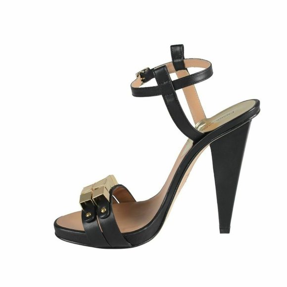 Dsquared Women's Black Ankle Strap Sandals Shoes - Picture 2 of 7